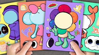 🌈 Decorate with Sticker Book Dandys World 🍓 [upl. by Jerad18]