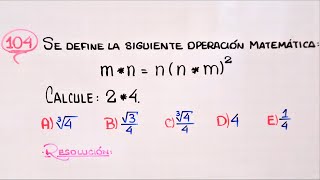 Operadores Matemáticos  Razonamiento Matemático [upl. by Borlase]