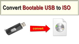 How to Create iSO File from A Bootable USB in Windows 10 [upl. by Yrakaz]