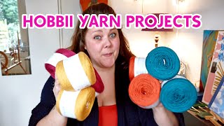 Hobbii Yarn Haul WIPS amp Finished Projects [upl. by Emmy]