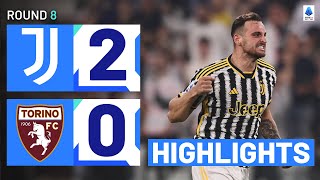 JuventusTorino 20  Gatti helps Juve claim the Turin derby Goals and Highlights  Serie A 202223 [upl. by Alsworth]