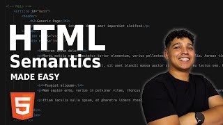 HTML Semantics in 10 minutes [upl. by Senilec]