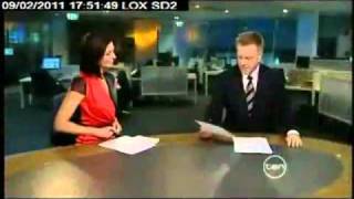 Channel Ten Ashes News Report Fail [upl. by Aira524]