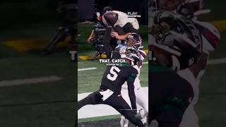 Garrett Wilson Relives his Insane One Hand catch😱 shorts [upl. by Ihtak]