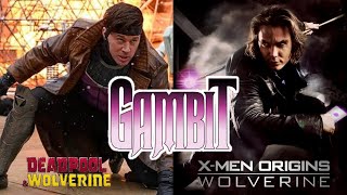 Gambit Deadpool amp Wolverine Channing Tatum amp Gambit XMen Origins Wolverine Taylor Kitsch mcu [upl. by Ecnerrot]