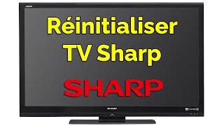 Comment réinitialiser TV Sharp AQUOS [upl. by Borries]