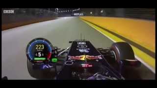 F1 2011 Singapore Q3  S Vettel Pole Lap 144381 [upl. by Arlee877]