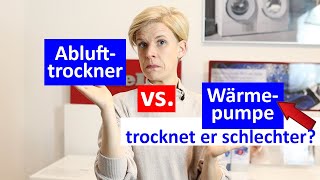 Trocknet ein Wärmepumpentrockner schlechter Wäsche wird nicht trocken [upl. by Atinar985]