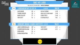 Sowerby Bridge Church Institute CC 1st XI v Luddendenfoot CC 1st XI [upl. by Anotyal]