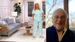 Stan Herman Palm Breeze Sueded Jersey Cropped Pant Lounge Set on QVC [upl. by Ellesor]