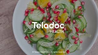 Fennel orange cucumber salad  Teladoc Health [upl. by Hceicjow]