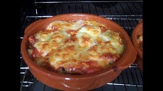 Greek baked aubergineeggplant recipe [upl. by Seaddon679]