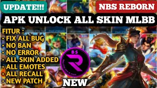 NBS REBORN 2024 LATEST VERSION  INJECTOR ML  APK UNLOCK ALL SKIN MOBILE LEGENDS [upl. by Naraa]