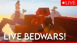 Live Bedwars  VC  QnA  Duels  and Much More [upl. by Hairahcaz573]