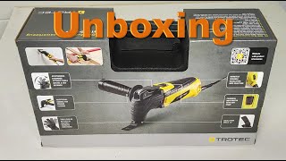 Trotec multifunction tool unboxing [upl. by Chem]