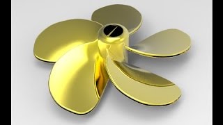 Autodesk Inventor Professional 2013 гребной винт propeller screw [upl. by Ruthven369]