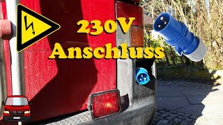 230V Anschluss im Bulli  VW T4 Umbau zum Camper 13 [upl. by Attelra]