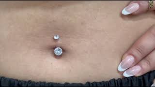 Navel piercing [upl. by Fonzie]