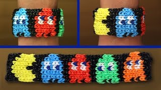 Rainbow Loom Nederlands  Pacman Armband  Loom bands rainbow loom tutorial how to [upl. by Namzzaj]