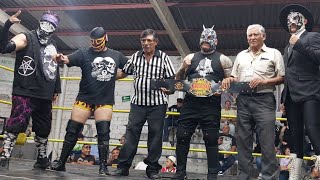 Evil Dragon vs Billie Infierno vs El Catrin vs Antisocial  Resumen  Por El Campeonato Rudo [upl. by Arella]