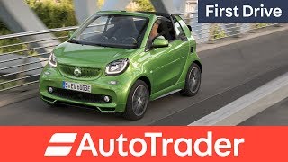 Smart ForTwo Electric Drive 2017 first drive review [upl. by Cordelia60]