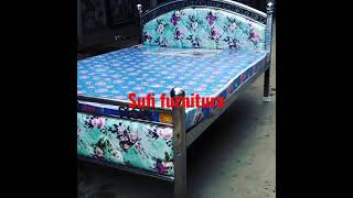 STEEL BED furniture bedsdesign newbeddesign [upl. by Ahseet471]