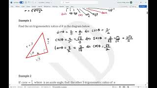 5 2 Part 1Trigonometric ratios [upl. by Aneelehs]