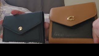 Coach WYN walletAmazon dupe wallet comparison [upl. by Ijic800]