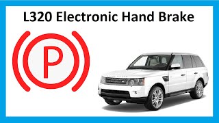 Range Rover Sport Electronic Hand Brake Use  Problems  Manual Release [upl. by Retniw160]