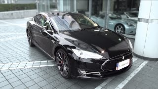 テスラ モデルS P85 中古車試乗インプレッション TESLA MODEL S P85 [upl. by Bate]