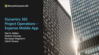 Expense Mobile App for Dynamics 365 Project Operations  TechTalk [upl. by Arnst685]