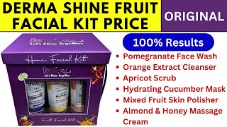 Derma Shine Fruit Facial Kit Price in Pakistan 2025  Best Facial for Women  Original amp 100 Result [upl. by Sheffy]