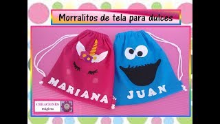 ♥♥ Morralitos de tela♥Creaciones mágicas♥♥ [upl. by Keynes747]