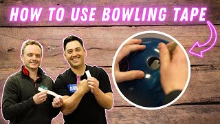 How To Use Bowling Tape  Inside the Thumb and on the Thumb  Pro Advice  Improve your Release [upl. by Saxena]