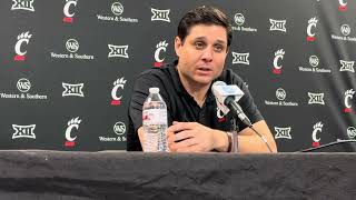 Wes Miller recaps the Bearcats 8649 victory over Nicholls “Jizzle was special tonight on defense” [upl. by Mcquillin]