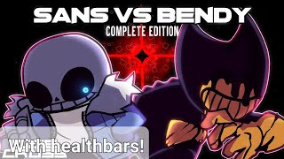 Sans vs Bendy with healthbars part 1 [upl. by Maire]