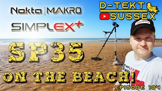 SP35 Coil Beach Detecting  Nokta Makro Simplex  Wet Sand  Metal Detecting  Episode 104 [upl. by Bourque]