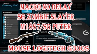 Tutorial Cara Setting Mouse Macro SHOTGUN SG NO DELAY  Mouse Logitech G300S  POINT BLANK [upl. by Yoj]