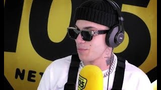 Sfera Ebbasta a 105 Mi Casa quotÈ facile puntare il dito contro le personequot [upl. by Hailed]