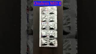 ONDEM MD 4 TABLET  ondemmd4 short [upl. by Henarat]