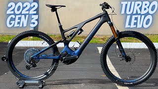 NEW GEN 3 2022 SPECIALIZED SWORKS TUBRO LEVO GHOST BLUE COLOR THE BEST EMTB ON THE MARKET [upl. by Lasko]