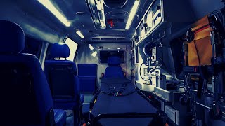 Hospital Ambience Emergency Ambulance Ride Emergency Ambulance Background Noise 1HR Relaxation ASMR [upl. by Gabriel]