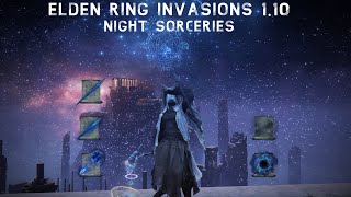 Elden Ring PvP Invasions 110  Night Sorceries Build [upl. by Denton]