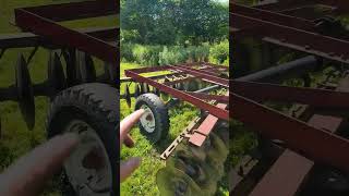 Getting Ready to Disc with the Farmall Super MTA [upl. by Nytsud]