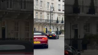 Lamborghini and Bentley around Belgravia [upl. by Jeraldine]