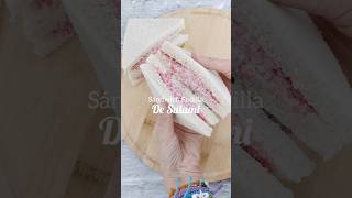 😋SANDWICH RODILLA DE SALAMI😋8 sándwiches [upl. by Viva213]