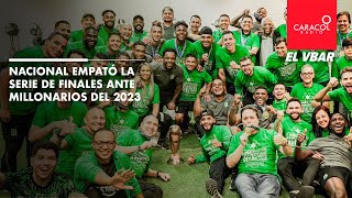 EL VBAR  Nacional empató la serie de finales ante Millonarios del 2023 [upl. by Lidah157]