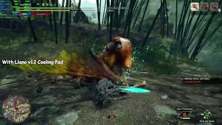 Llano Laptop Cooler V12 Testing with Gameplay Monster Hunter Rise [upl. by Dikmen437]