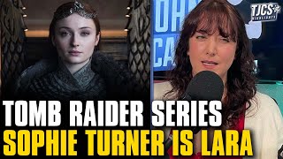 Game Of Thrones Star Sophie Turner Is Tomb Raider’s New Lara Croft [upl. by Hemetaf]