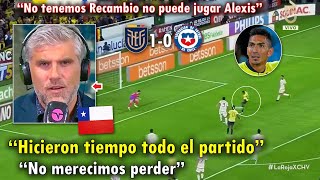 DESTROZADOS PERIODISTAS CHILENOS REACCIONARON ASI A ECUADOR VS CHILE 10 HOY [upl. by Atiuqes]